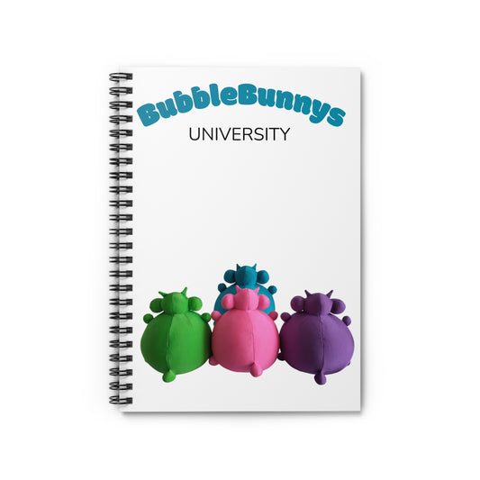 Spiral Notebook - Ruled Line- BubbleBunnys