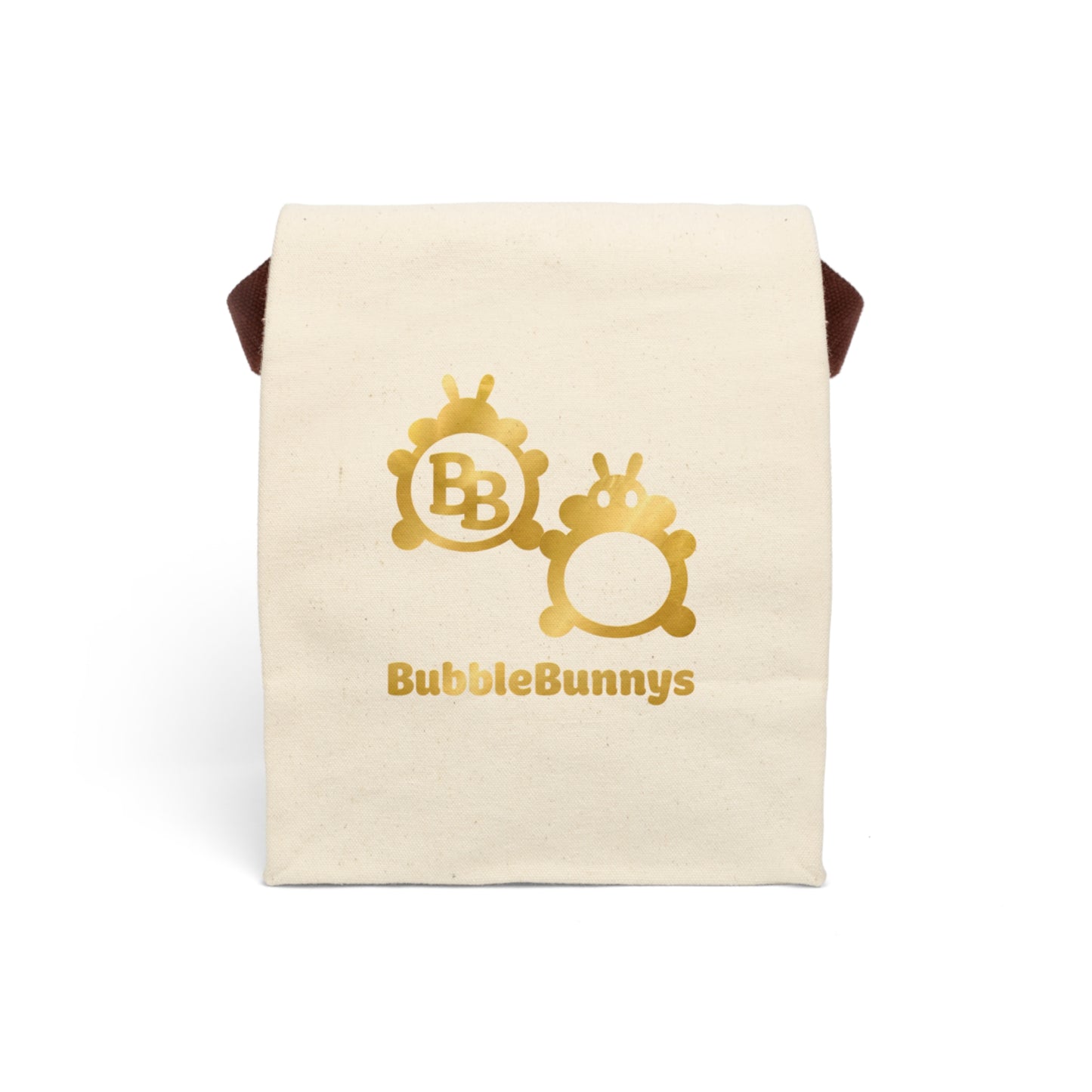 Canvas Lunch Bag With Strap - GoldenBunnys