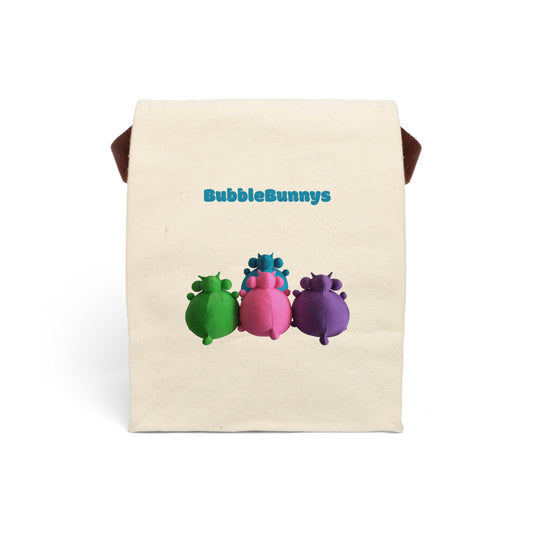 Canvas Lunch Bag With Strap - BubbleBunnys