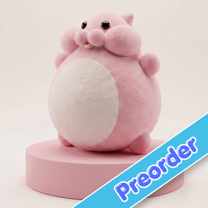 Baby BubbleBunny – 4" Pocket Plushie Collection