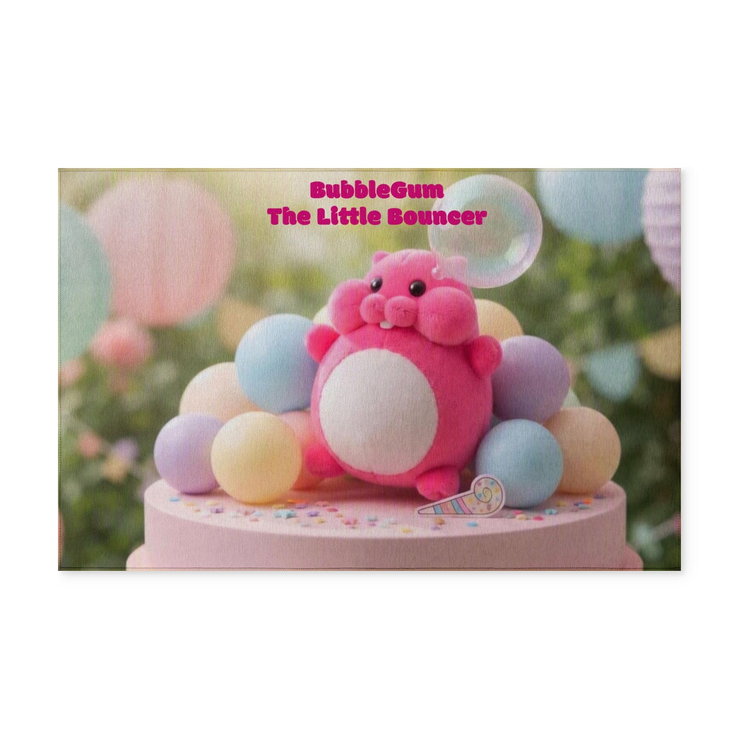 Washable Rug - BubbleGum