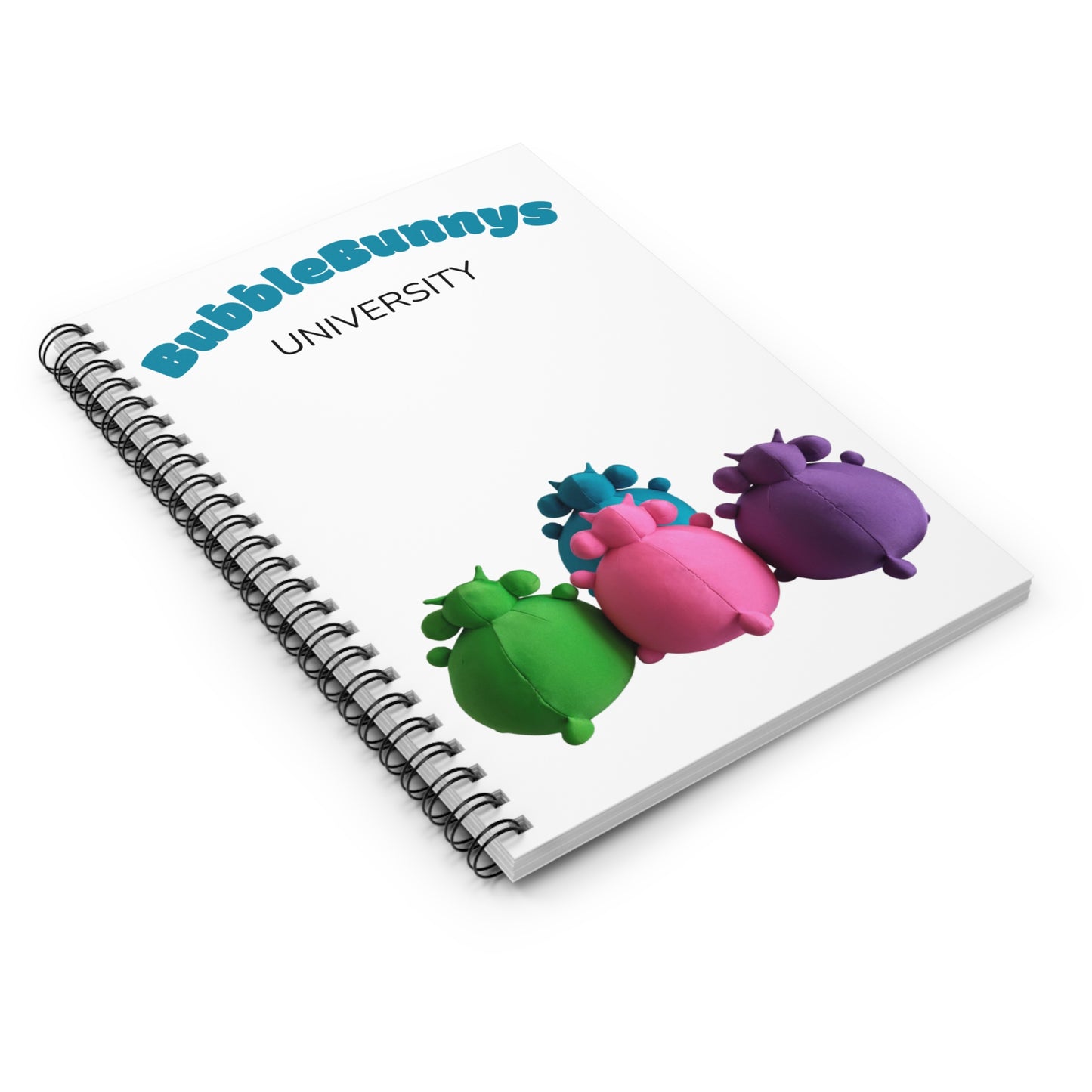 Spiral Notebook - Ruled Line- BubbleBunnys